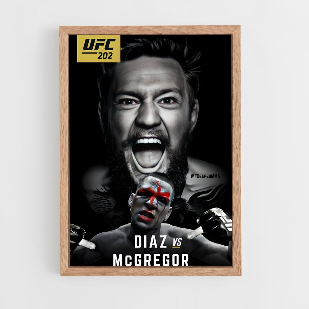 Poster Octagon Showdown – affiche MMA (vue 4)